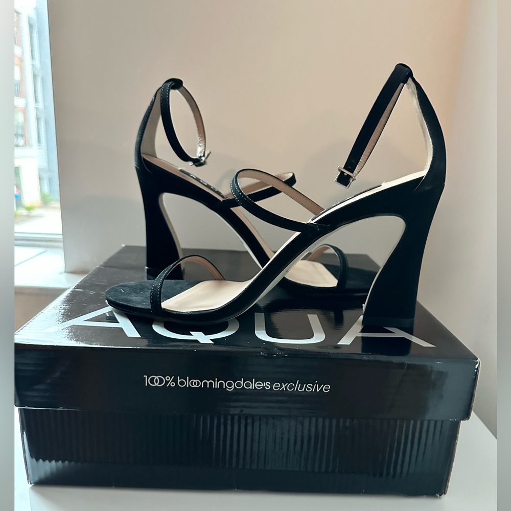 AQUA Jenni Strap High Heel Sandals